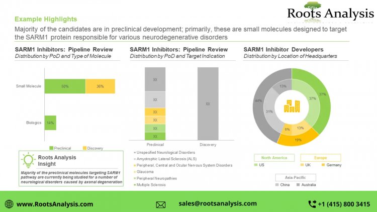 The SARM1 targeting therapeutics market is projected to grow at a CAGR of 102.1%, during the period 2033-2040