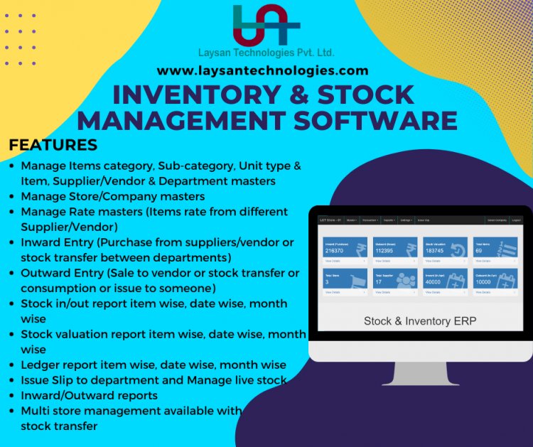 Inventory Management Software: Say Goodbye to Spreadsheets with Laysan Technologies